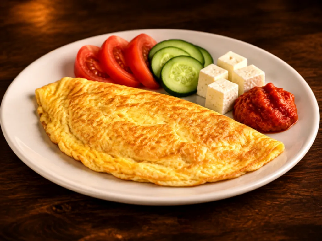 Omlet klasik – imazh i gjeneruar me IA